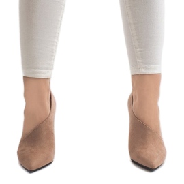 Pink asymmetrical C82A heels 2