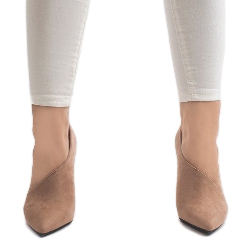 Pink asymmetrical C82A heels 2