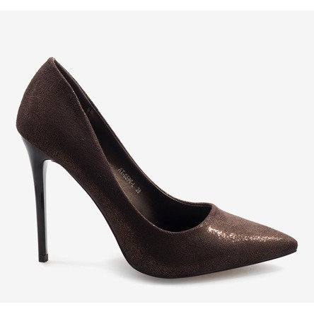 Brown classic high heels AT-0596-L 2