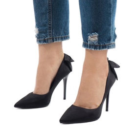 Classic black bow pins LB-336 1