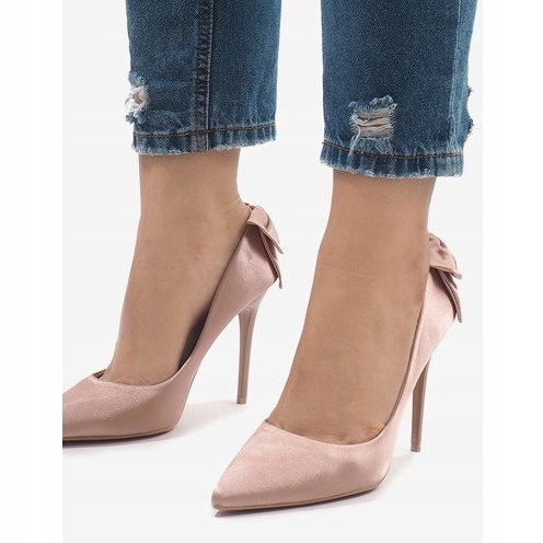 Classic pink bow pins LB-336 1