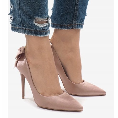 Classic pink bow pins LB-336 2