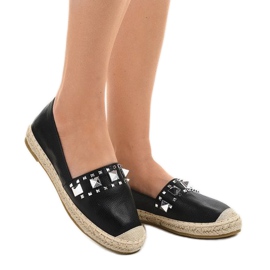 Black espadrilles with 1706 studs 2