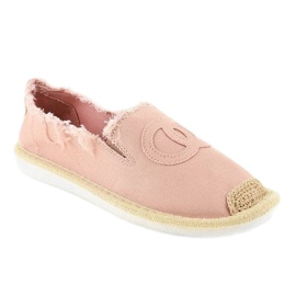 Pink slip-on espadrilles NB273P-7 1