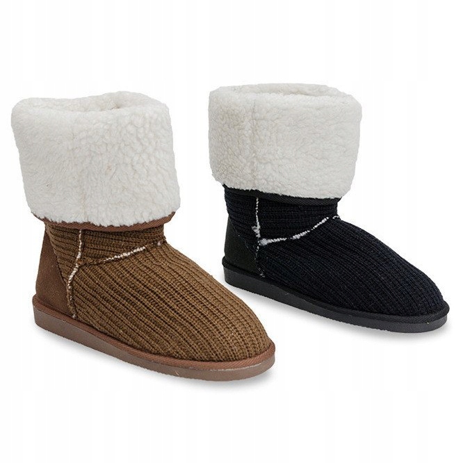 Warm Eskimo boots 7715 Black 1