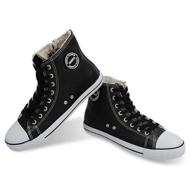 High insulated Sneakers 6209-3 Black 1