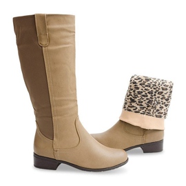 High Warm Boots 8524 Khaki green 2