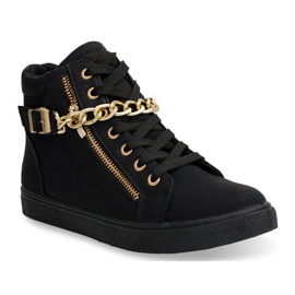 Decorated Sneakers B01 Black 1