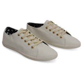 Fabric Sneakers 605 White 2