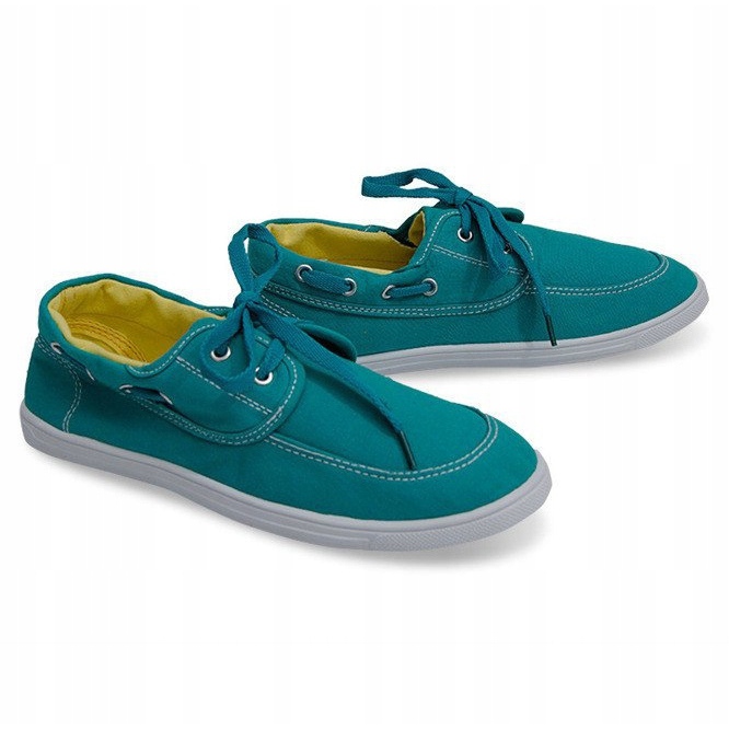 Cloth loafers of VB14 Green sneakers 2