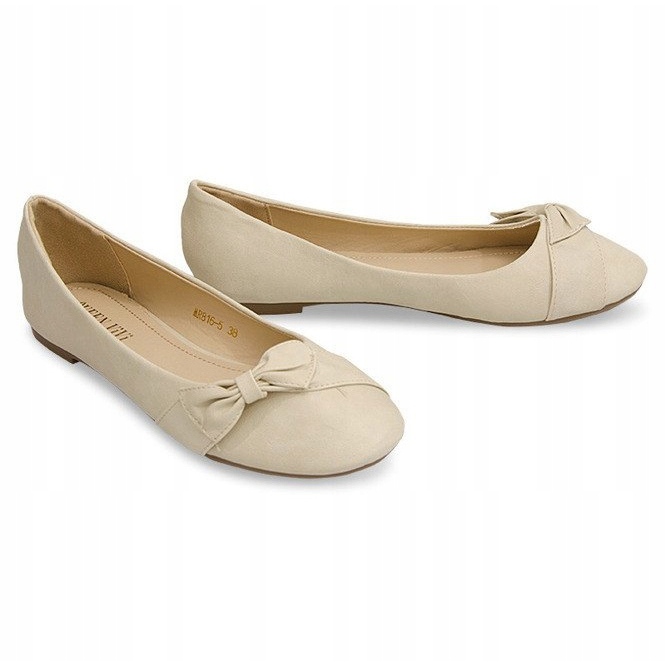 Ballerinas With Bow 816 Beige 1