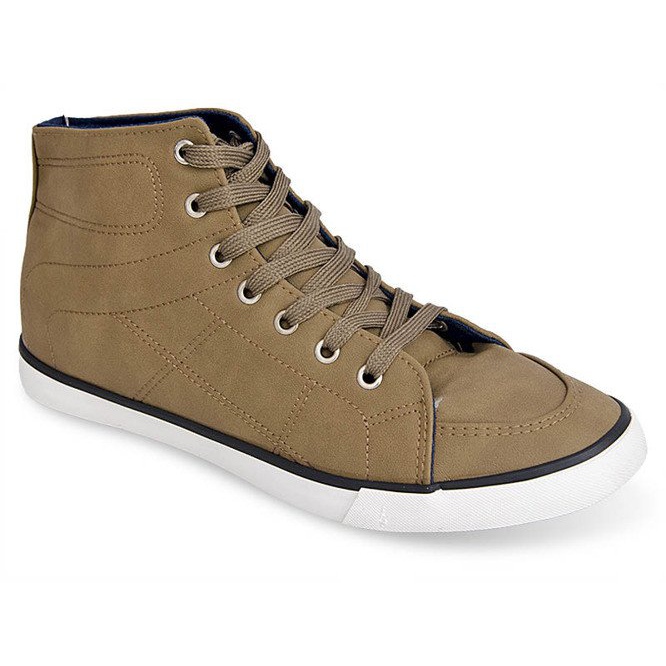 High Casual 033 Khaki Sneakers green 1