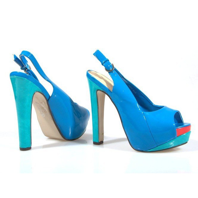 Pumps Sandals On The A8030 Blue Platform 1 Pumps Sandals On The A8030 Blue Platform 1
