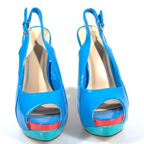 Pumps Sandals On The A8030 Blue Platform 2 Pumps Sandals On The A8030 Blue Platform 2
