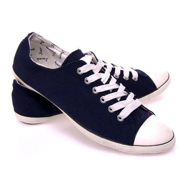 Sneakers From Fabric 123 Navy Blue 2