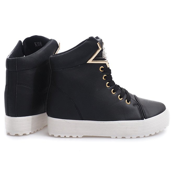 High-top Sneakers K08 Black 1