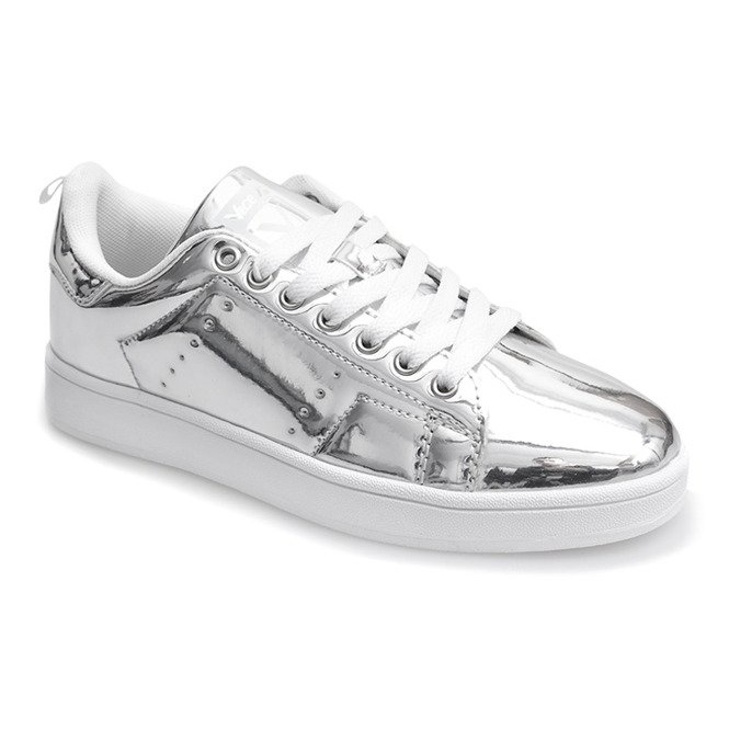 Q45 Silver sneakers grey 1
