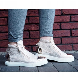 High-top Sneakers Q55 Gold golden 1