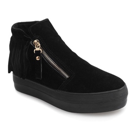 Super fashionable creepers F107 Black 1