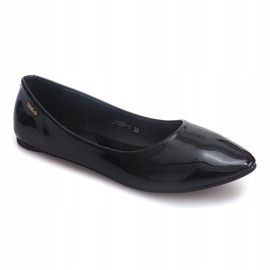 Lacquered ballerinas 11037 Black 1