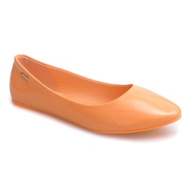 Lacquered ballerinas 11037 Orange 1
