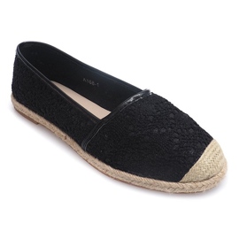 Ballerinas Espadrilles A168 Black 1