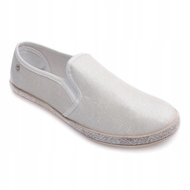 Shiny Sneakers Espadrilles B740 White 1
