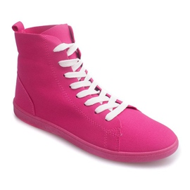 High Cloth Sneakers 351 Pink 1