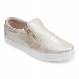 Shiny Sneakers WL24A Gold golden 1