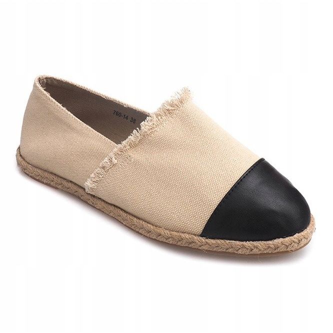 Linen Espadrilles 760 Beige Sneakers black 1