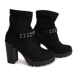 Boots On A Post Buckle 35-796 Black 1