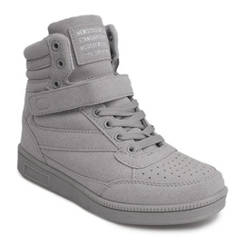 Gray Wedge Sneakers XW33268 grey 2