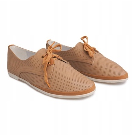 Openwork Jazz Shoes CS002 Camel brown 1