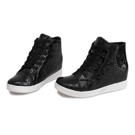 Wedge Sneakers YD-61 Black 1