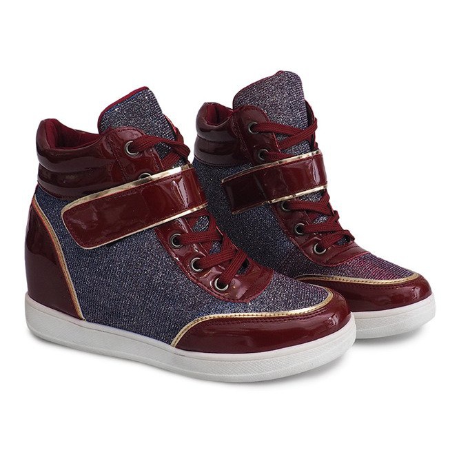 Wedge Sneakers YD-21 Red 1