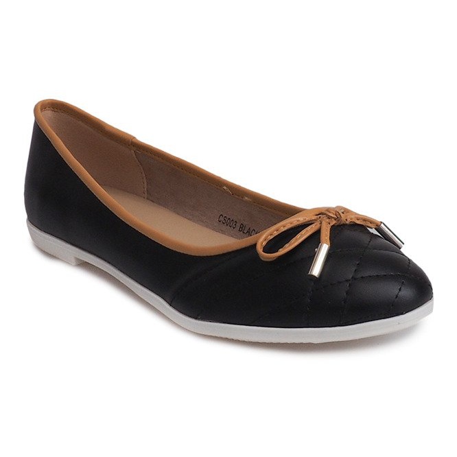 Ballerinas With Bow CS003 Black 1