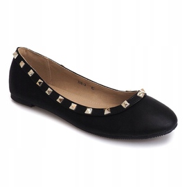 Classic Ballerinas With Studs B8-3 Black 2