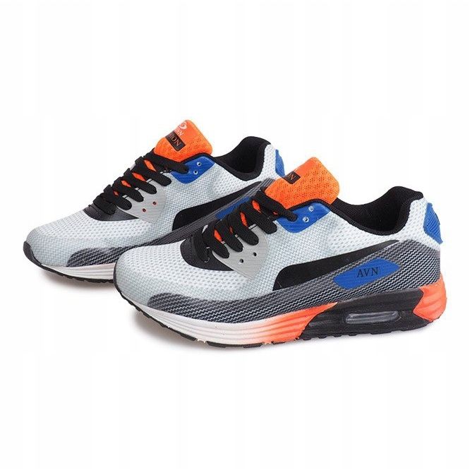 Sports Sneakers B49-3 White black multicolored 2