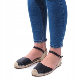 Sandals Espadrilles Ballerinas 6351 Black 1
