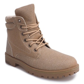 Timberki Trapery TL042-12 GOLD / BROWN golden 2
