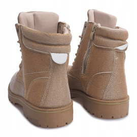Timberki Trapery TL042-12 GOLD / BROWN golden 1