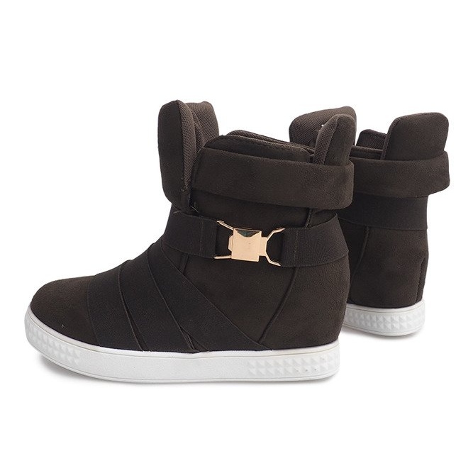 Wedge Sneakers 669 Olive green 2