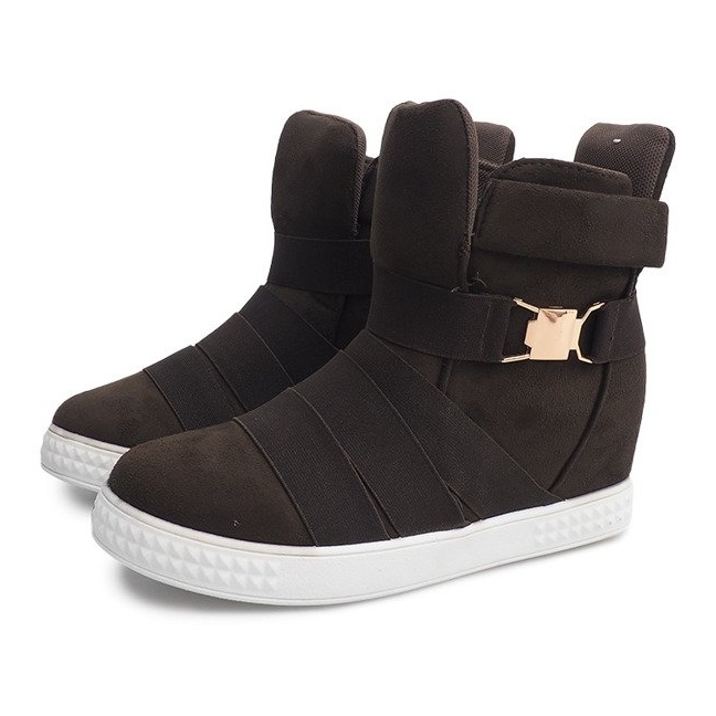 Wedge Sneakers 669 Olive green 1