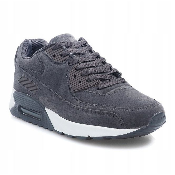 Sport Shoes Sneakers Suede Z2014-6 D. Gray grey 2 Sport Shoes Sneakers Suede Z2014-6 D. Gray grey 2