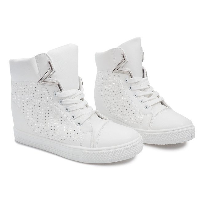 Wedge Sneakers 29332-2 White 2