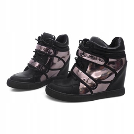 Wedge Sneakers R5060-4 Black 1