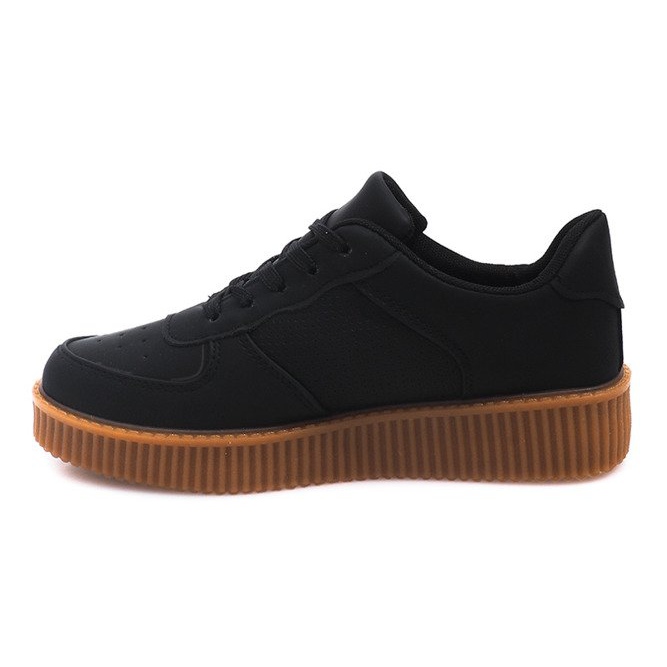 Creepers Boots On Platform B3136B-SP Black 1