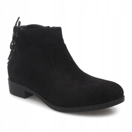Classic Lace-up Boots Y606 Black 2