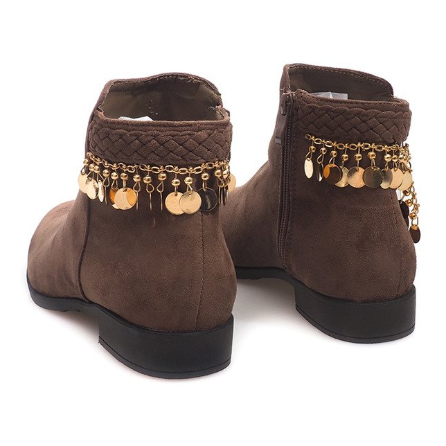 Suede LL113 Khaki boots green 2