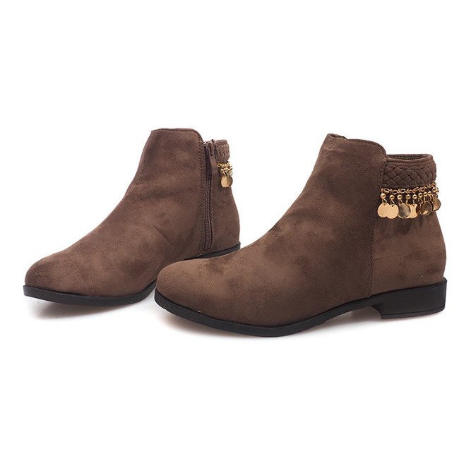 Suede LL113 Khaki boots green 1